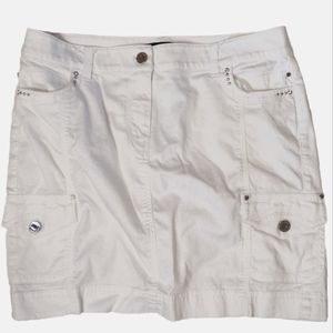WHITE HOUSE BLACK MARKET CARGO MINI SKIRT WOMEN'S SIZE 4